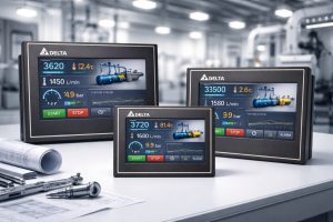 معرفی سری HMI دلتا DOP-100 | نسل جدید صفحات لمسی صنعتی Delta